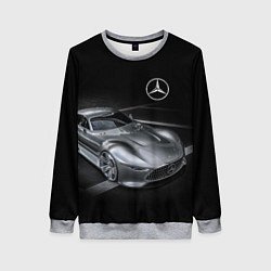 Свитшот женский Mercedes-Benz motorsport black, цвет: 3D-меланж