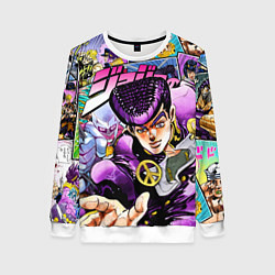 Свитшот женский JoJos Bizarre Adventure: Josuke, цвет: 3D-белый