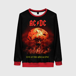 Женский свитшот Live at the Apocalypse - ACDC