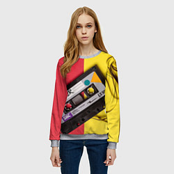 Свитшот женский FULL OLD DCHOOL, цвет: 3D-меланж — фото 2