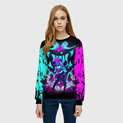 Свитшот женский АКАЛИ ЛИГА ЛЕГЕНД, цвет: 3D-черный — фото 2