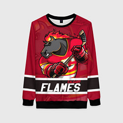 Женский свитшот Калгари Флэймз, Calgary Flames