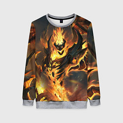 Свитшот женский DOTA 2 SHADOW FIEND ТЕНЬ, цвет: 3D-меланж