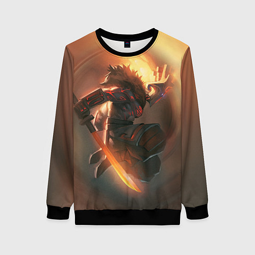 Женский свитшот DOTA 2 ДЖАГЕРНАУТ / 3D-Черный – фото 1