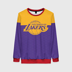 Свитшот женский LAKERS LINE HEXAGON SPORT, цвет: 3D-красный