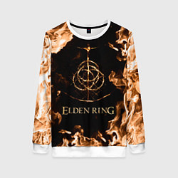 Свитшот женский Elden Ring Logo, цвет: 3D-белый