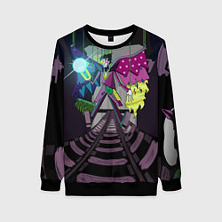 Свитшот женский Spamton: BIG SHOT ! Deltarune Спамтон, цвет: 3D-черный