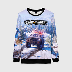 Женский свитшот SnowRunner Гонки по бездорожью