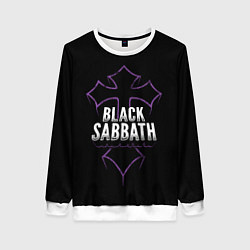 Женский свитшот Black Sabbat Cross
