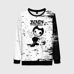 Свитшот женский Bendy and the ink machine - Black & White, цвет: 3D-черный