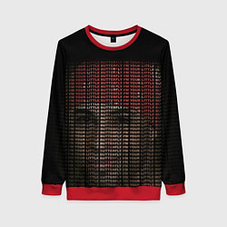 Свитшот женский IM YOUR LITTLE BUTTERFLY grey, цвет: 3D-красный