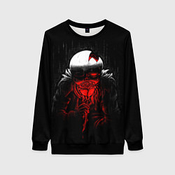 Женский свитшот UNDERTALE SANS BLOOD ROSE