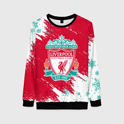 Женский свитшот НОВОГОДНИЙ ЛИВЕРПУЛЬ 2022