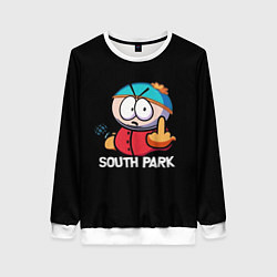 Свитшот женский Южный парк Эрик South Park, цвет: 3D-белый