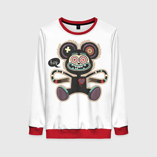 Женский свитшот Чебуратор / 3D-Красный – фото 1