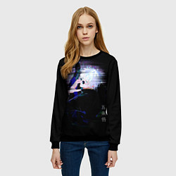 Свитшот женский Сатору Satoru Gojou, цвет: 3D-черный — фото 2