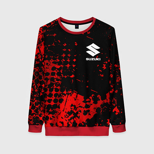 Женский свитшот Suzuki , Сузуки / 3D-Красный – фото 1
