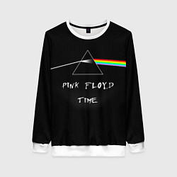 Женский свитшот PINK FLOYD TIME ПИНК ФЛОЙД ЛОГОТИП