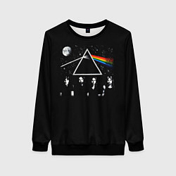 Свитшот женский PINK FLOYD LOGO ПИНК ФЛОЙД НЕБО, цвет: 3D-черный