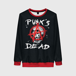 Женский свитшот Punks Not Dead Анархия