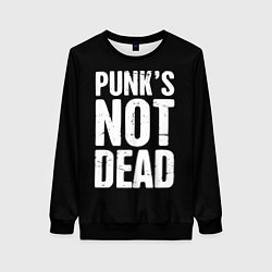 Женский свитшот PUNKS NOT DEAD Панки Живы