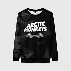 Свитшот женский Arctic Monkeys Серая Геометрия, цвет: 3D-черный