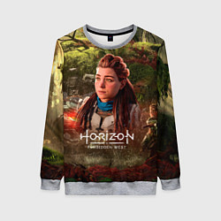 Свитшот женский Horizon Forbidden West Aloy, цвет: 3D-меланж