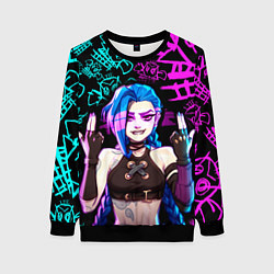Женский свитшот JINX ДЖИНКС NEON PATTERN