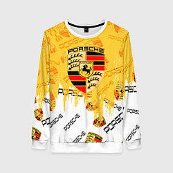 Женский свитшот Porsche порше паттерн