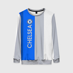 Свитшот женский Chelsea football club, цвет: 3D-меланж