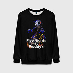 Свитшот женский Five Nights at Freddys: Security Breach воспитател, цвет: 3D-черный