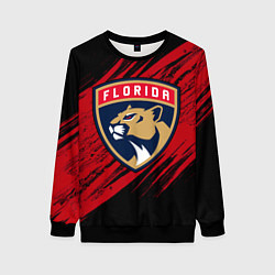 Женский свитшот Florida Panthers, Флорида Пантерз, NHL