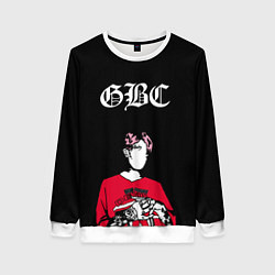 Свитшот женский Lil Peep GBC Лил Пип Надпись, цвет: 3D-белый