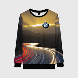 Свитшот женский BMW Night route, цвет: 3D-черный