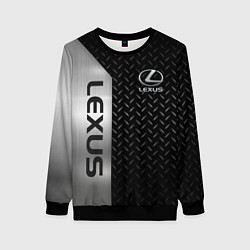 Свитшот женский Lexus Лексус Сталь матал, цвет: 3D-черный