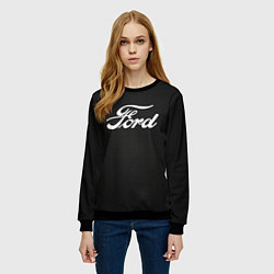 Свитшот женский Ford форд крбон, цвет: 3D-черный — фото 2