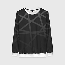 Женский свитшот ГЕОМЕТРИЧЕСКИЙ ПАТТЕРН ЧЕРНЫЙ
