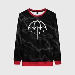 Женский свитшот Bring me the horizon молнии