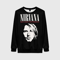 Женский свитшот NIRVANA Kurt Cobain