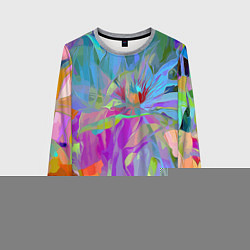 Свитшот женский Abstract color pattern Summer 2022, цвет: 3D-меланж