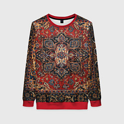 Свитшот женский КОВЁР ПАЛАС, цвет: 3D-красный