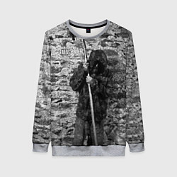 Свитшот женский Варг Викернес с пикой, цвет: 3D-меланж