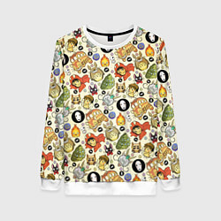 Свитшот женский Studio Ghibli Hero, цвет: 3D-белый