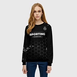 Свитшот женский Sporting Форма Champions, цвет: 3D-черный — фото 2