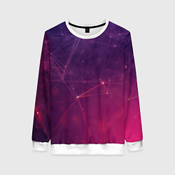 Женский свитшот Абстрактные взаимосвязанные линии