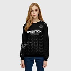 Свитшот женский Everton Форма Champions, цвет: 3D-черный — фото 2