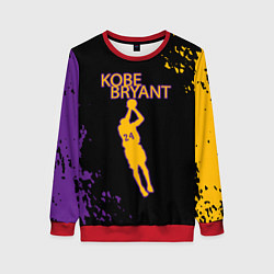 Свитшот женский Kobe Bryant Баскетболист 24, цвет: 3D-красный