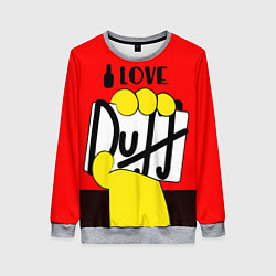 Женский свитшот Love Duff