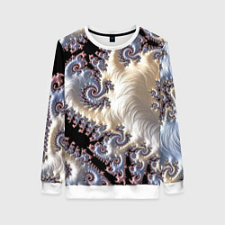 Женский свитшот Авангардный фрактальный паттерн Avant-garde fracta