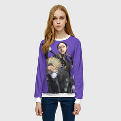 Свитшот женский Ран и Риндо, цвет: 3D-белый — фото 2